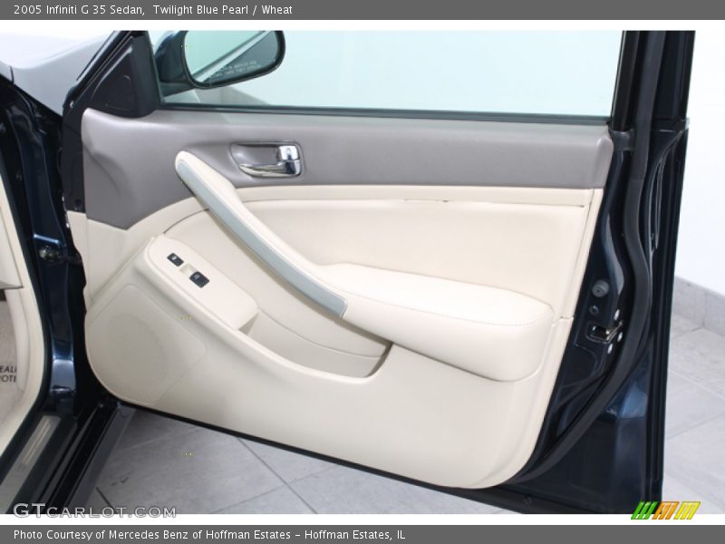 Twilight Blue Pearl / Wheat 2005 Infiniti G 35 Sedan