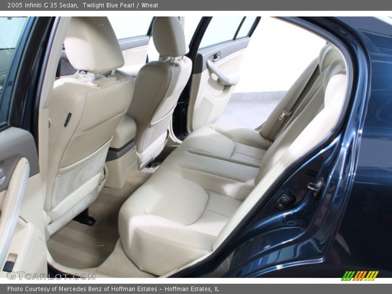 Twilight Blue Pearl / Wheat 2005 Infiniti G 35 Sedan