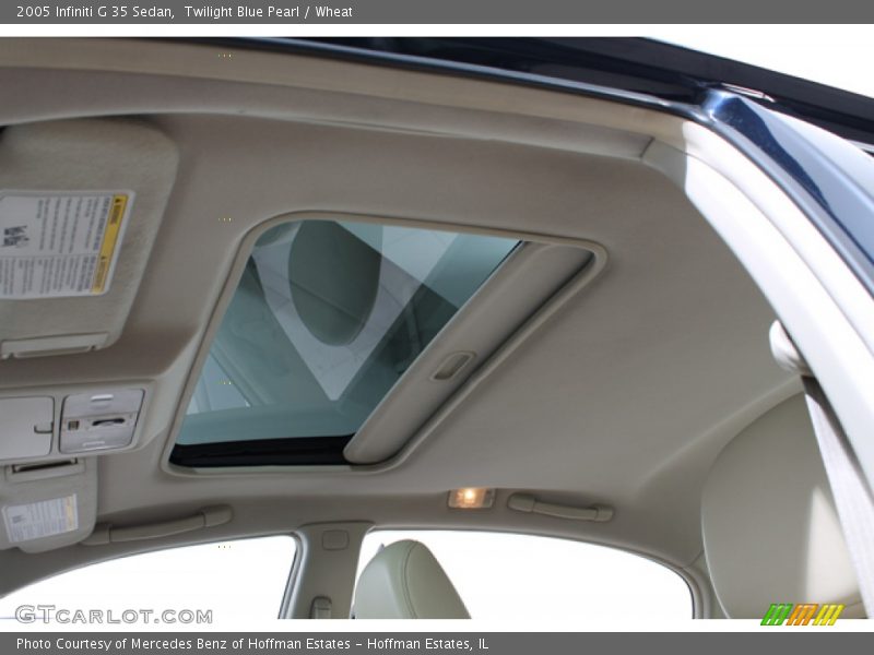Twilight Blue Pearl / Wheat 2005 Infiniti G 35 Sedan