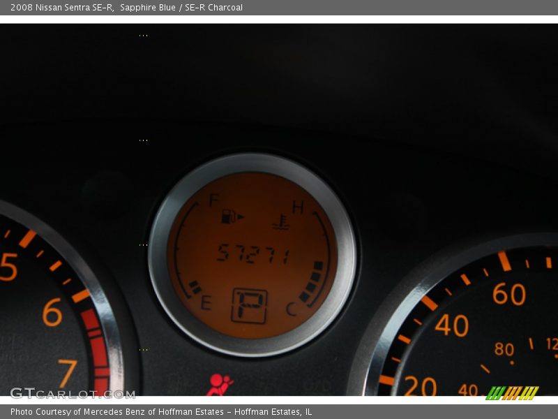 Sapphire Blue / SE-R Charcoal 2008 Nissan Sentra SE-R