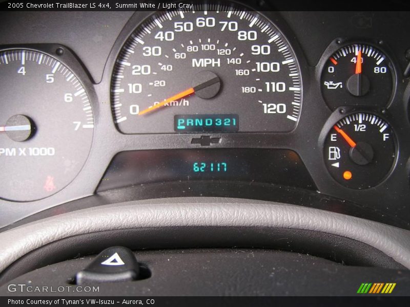 Summit White / Light Gray 2005 Chevrolet TrailBlazer LS 4x4