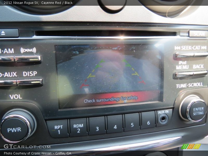 Cayenne Red / Black 2012 Nissan Rogue SV
