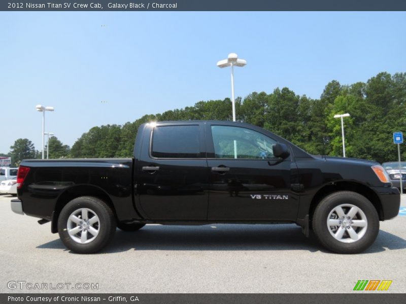Galaxy Black / Charcoal 2012 Nissan Titan SV Crew Cab