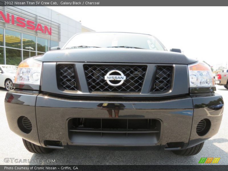 Galaxy Black / Charcoal 2012 Nissan Titan SV Crew Cab