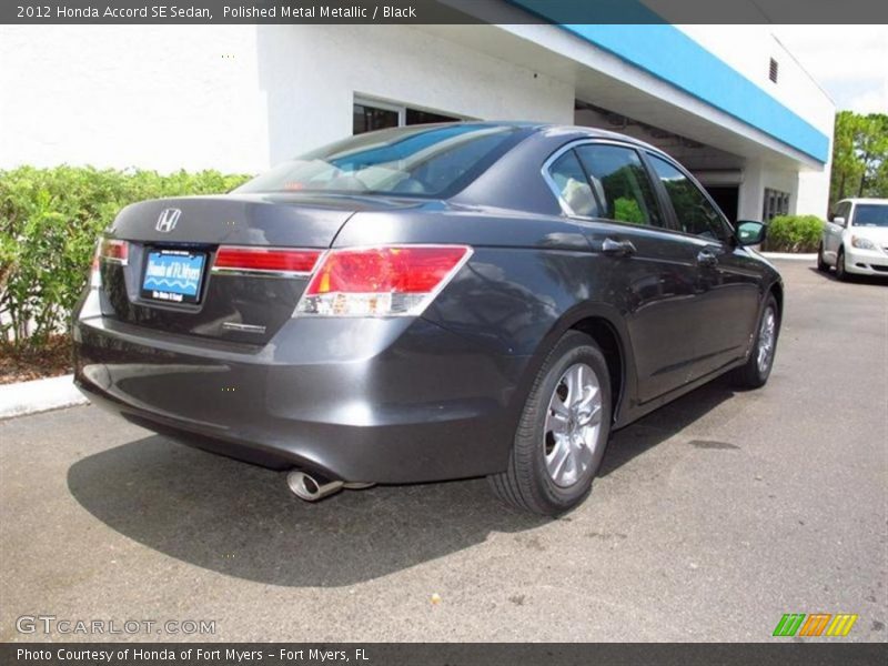 Polished Metal Metallic / Black 2012 Honda Accord SE Sedan