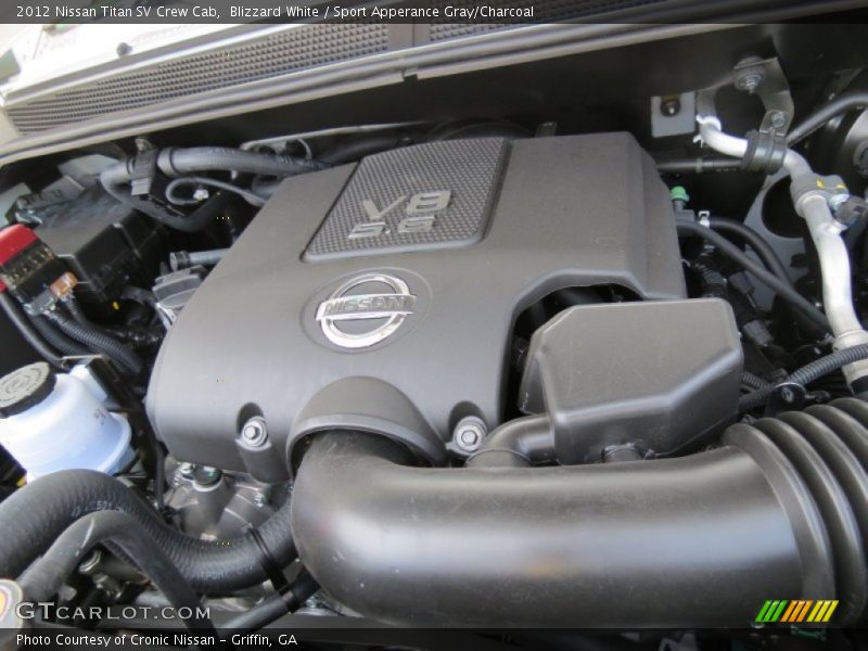  2012 Titan SV Crew Cab Engine - 5.6 Liter Flex-Fuel DOHC 32-Valve CVTCS V8