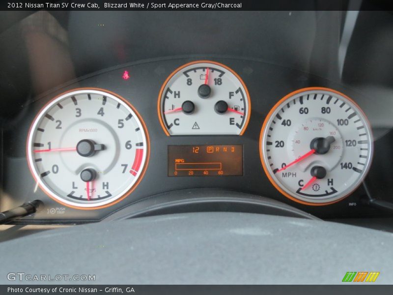  2012 Titan SV Crew Cab SV Crew Cab Gauges