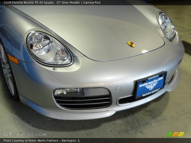 GT Silver Metallic / Carrera Red 2008 Porsche Boxster RS 60 Spyder