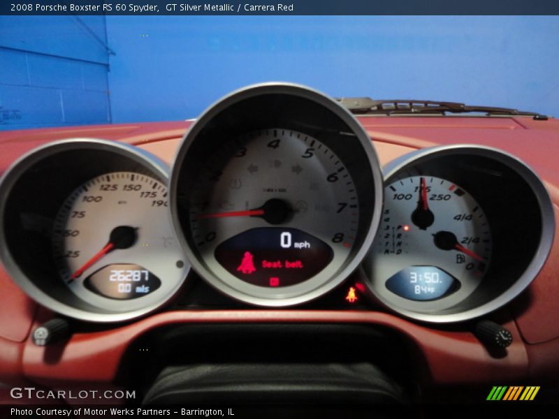  2008 Boxster RS 60 Spyder RS 60 Spyder Gauges