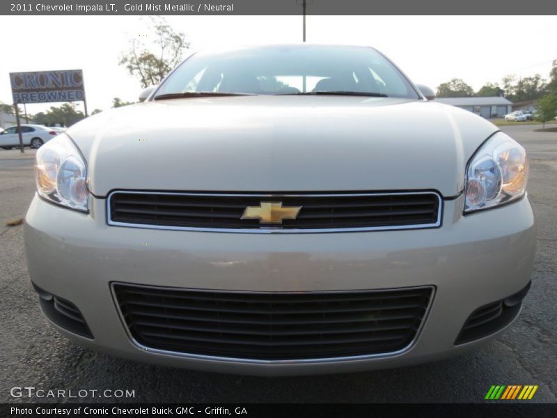 Gold Mist Metallic / Neutral 2011 Chevrolet Impala LT