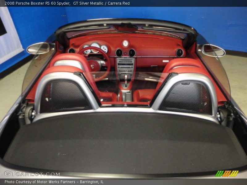 GT Silver Metallic / Carrera Red 2008 Porsche Boxster RS 60 Spyder