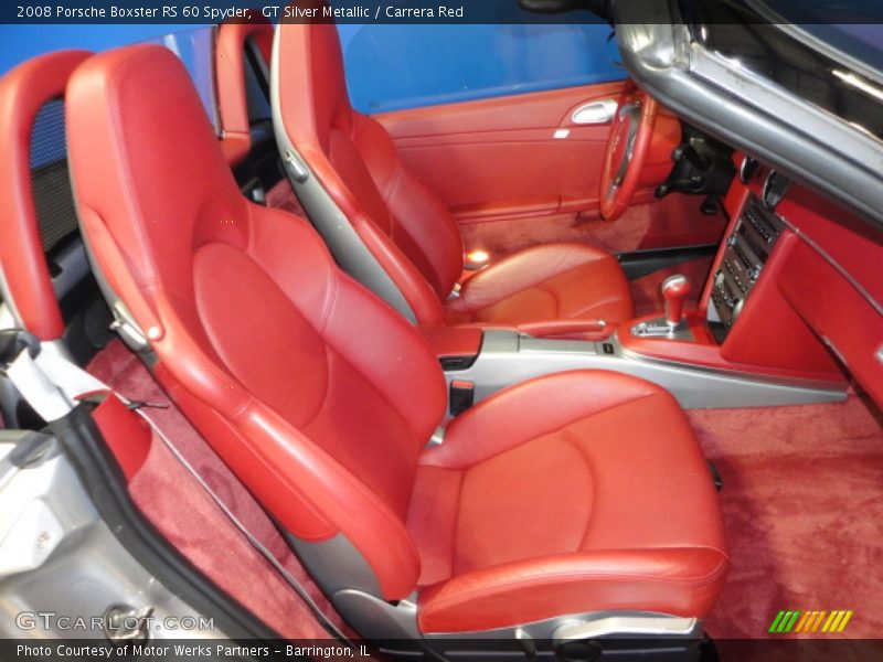  2008 Boxster RS 60 Spyder Carrera Red Interior