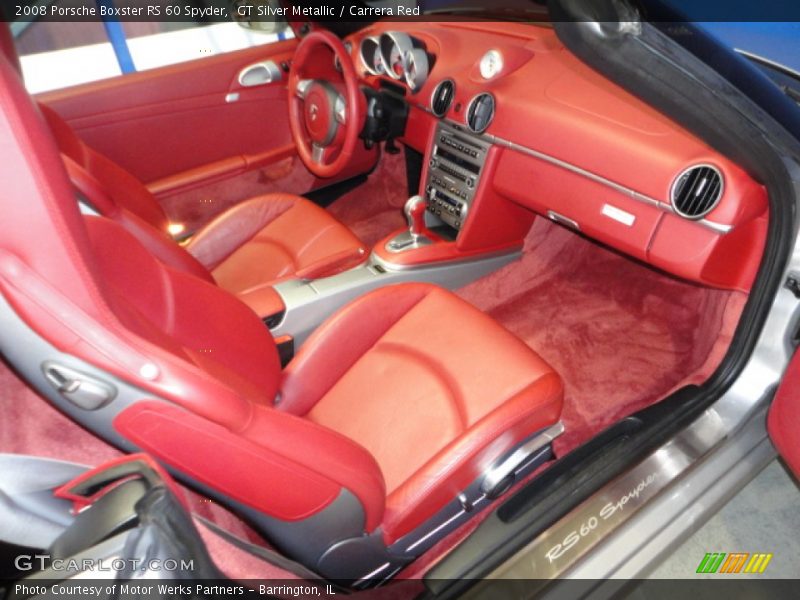  2008 Boxster RS 60 Spyder Carrera Red Interior