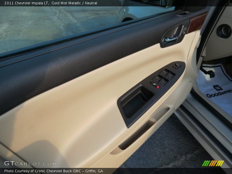 Gold Mist Metallic / Neutral 2011 Chevrolet Impala LT