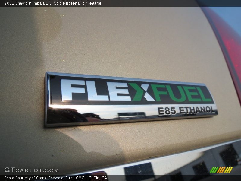 Gold Mist Metallic / Neutral 2011 Chevrolet Impala LT