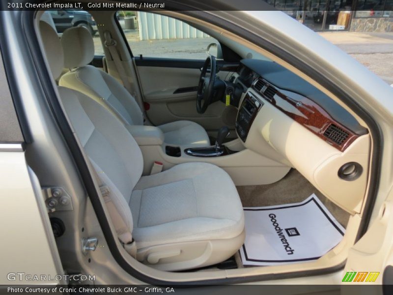 Gold Mist Metallic / Neutral 2011 Chevrolet Impala LT