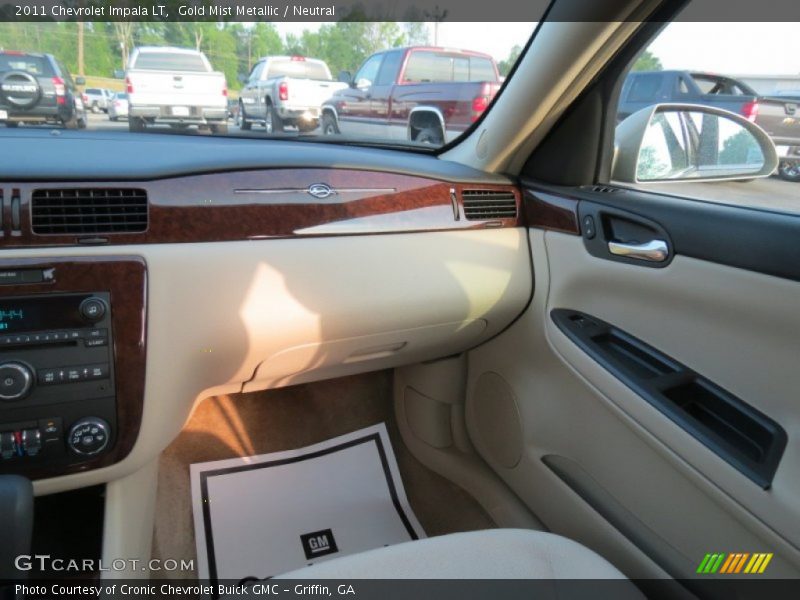 Gold Mist Metallic / Neutral 2011 Chevrolet Impala LT