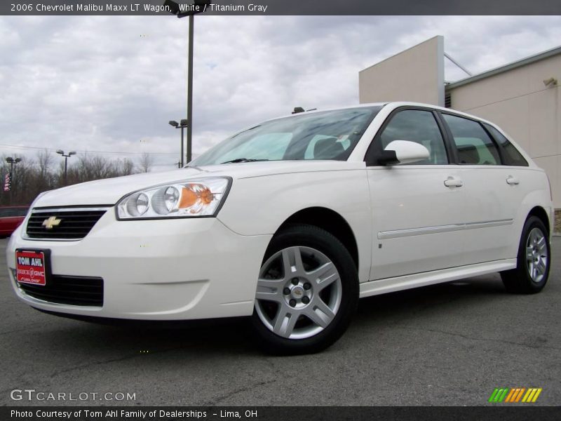 White / Titanium Gray 2006 Chevrolet Malibu Maxx LT Wagon