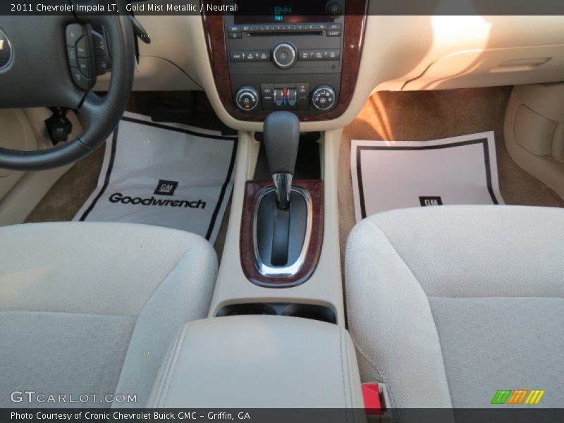 Gold Mist Metallic / Neutral 2011 Chevrolet Impala LT