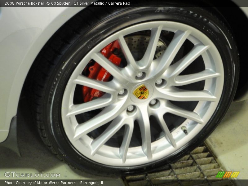 GT Silver Metallic / Carrera Red 2008 Porsche Boxster RS 60 Spyder