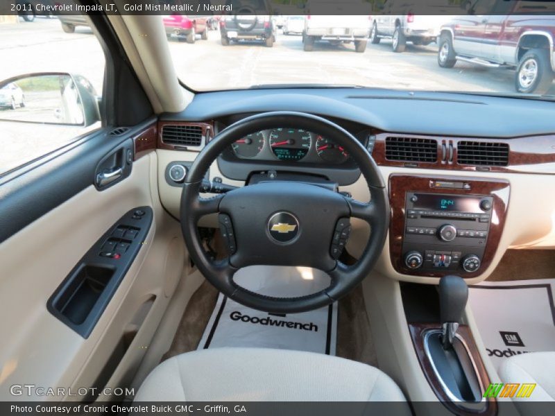 Gold Mist Metallic / Neutral 2011 Chevrolet Impala LT