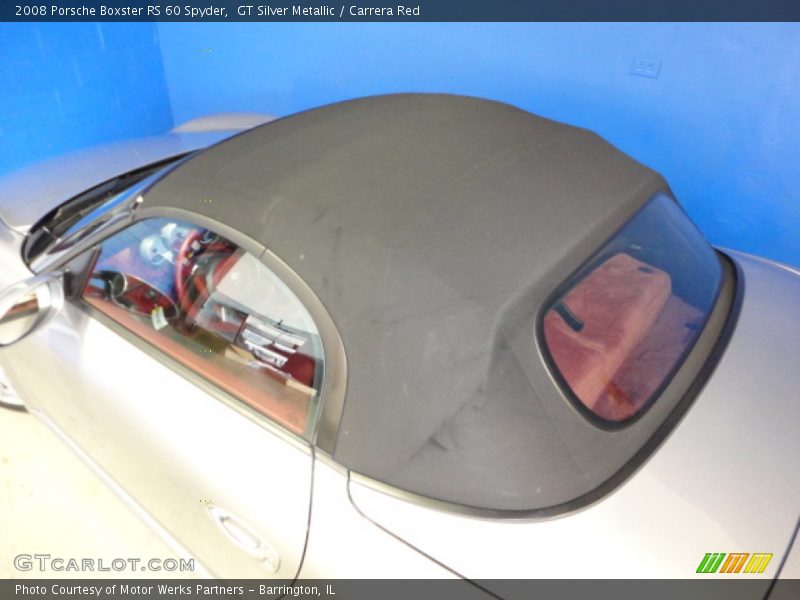 GT Silver Metallic / Carrera Red 2008 Porsche Boxster RS 60 Spyder
