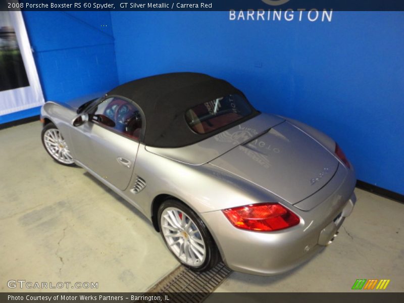 GT Silver Metallic / Carrera Red 2008 Porsche Boxster RS 60 Spyder