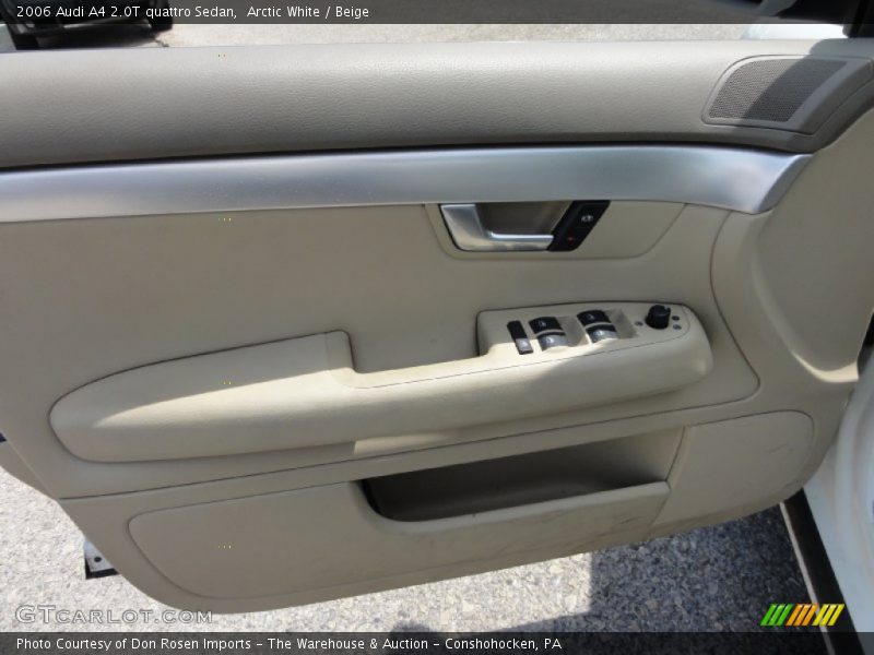 Arctic White / Beige 2006 Audi A4 2.0T quattro Sedan