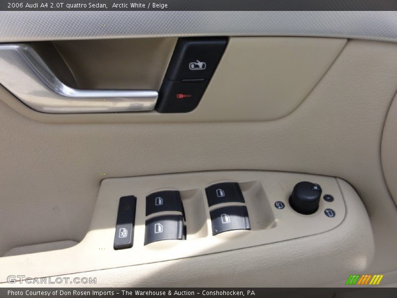 Arctic White / Beige 2006 Audi A4 2.0T quattro Sedan