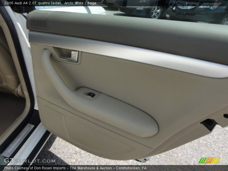 Arctic White / Beige 2006 Audi A4 2.0T quattro Sedan