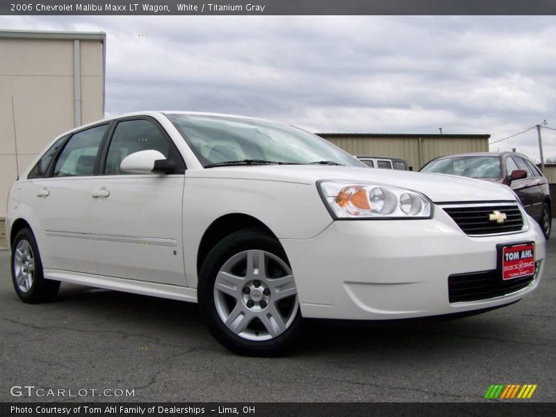 White / Titanium Gray 2006 Chevrolet Malibu Maxx LT Wagon
