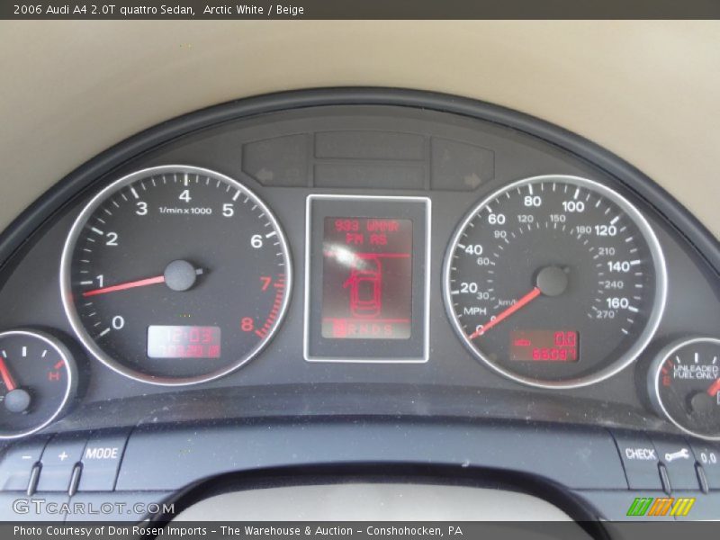 Arctic White / Beige 2006 Audi A4 2.0T quattro Sedan