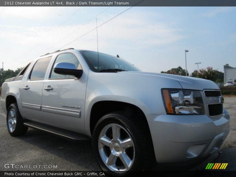 Black / Dark Titanium/Light Titanium 2012 Chevrolet Avalanche LT 4x4