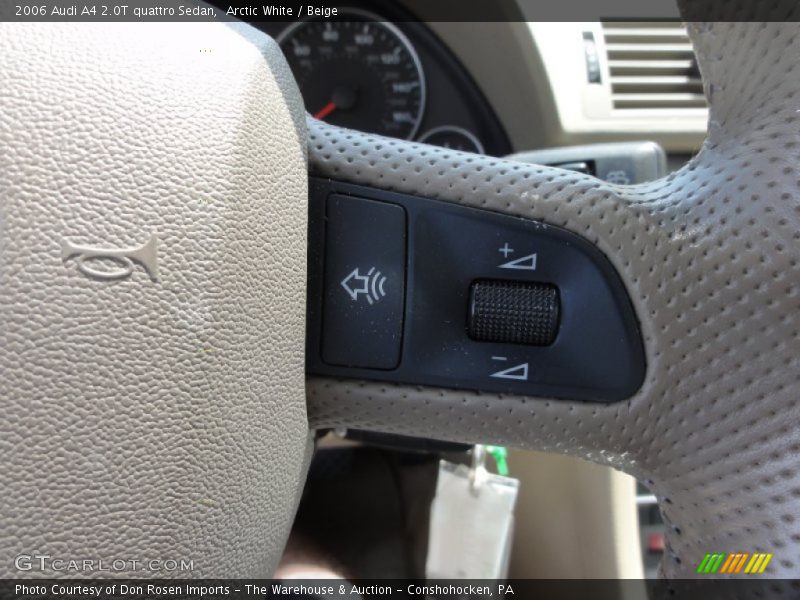 Arctic White / Beige 2006 Audi A4 2.0T quattro Sedan