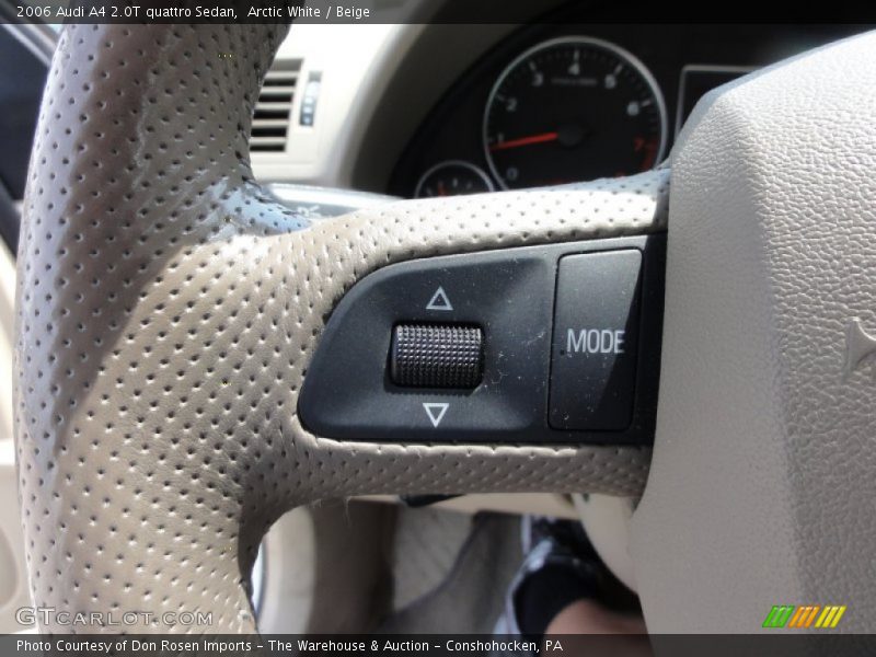 Arctic White / Beige 2006 Audi A4 2.0T quattro Sedan