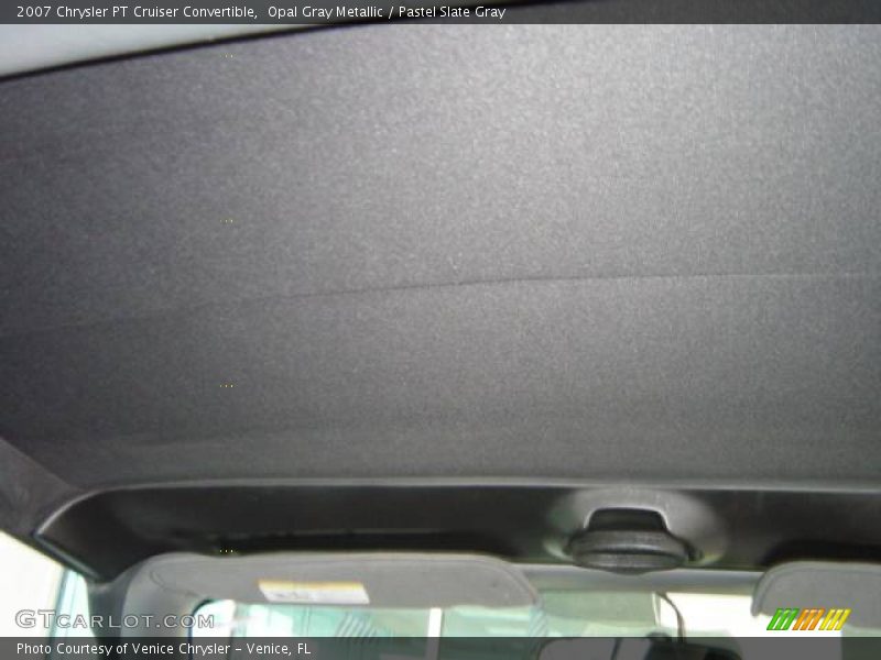 Opal Gray Metallic / Pastel Slate Gray 2007 Chrysler PT Cruiser Convertible