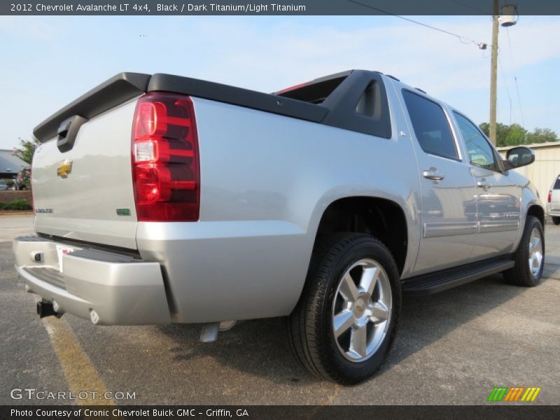 Black / Dark Titanium/Light Titanium 2012 Chevrolet Avalanche LT 4x4