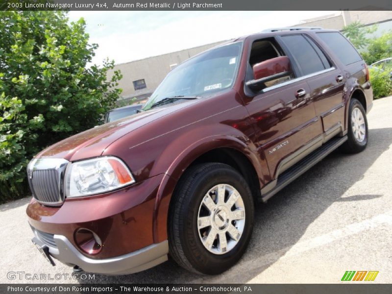 Autumn Red Metallic / Light Parchment 2003 Lincoln Navigator Luxury 4x4
