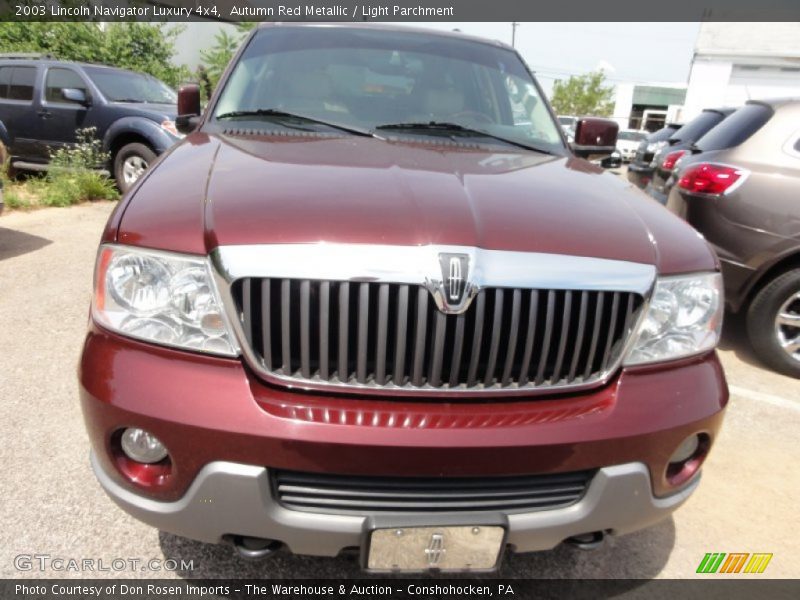 Autumn Red Metallic / Light Parchment 2003 Lincoln Navigator Luxury 4x4