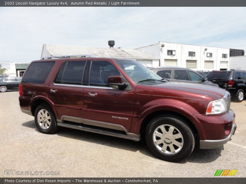 Autumn Red Metallic / Light Parchment 2003 Lincoln Navigator Luxury 4x4