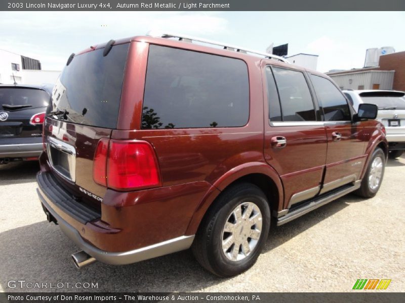 Autumn Red Metallic / Light Parchment 2003 Lincoln Navigator Luxury 4x4