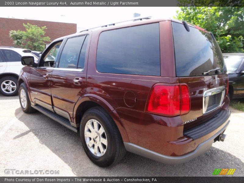 Autumn Red Metallic / Light Parchment 2003 Lincoln Navigator Luxury 4x4