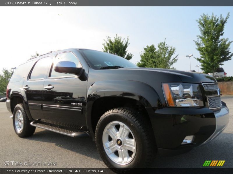 Black / Ebony 2012 Chevrolet Tahoe Z71