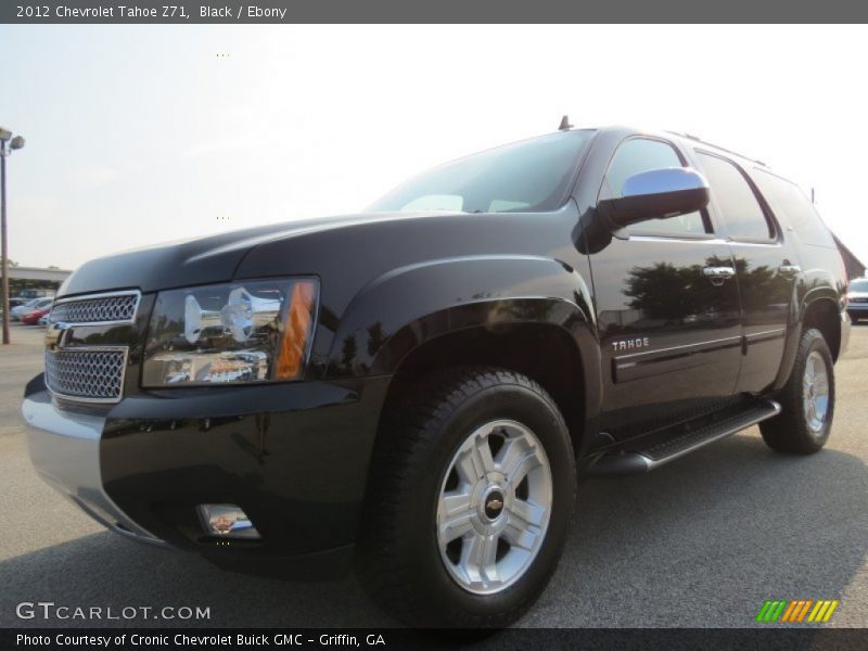 Black / Ebony 2012 Chevrolet Tahoe Z71