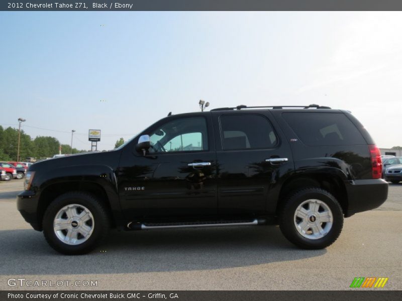 Black / Ebony 2012 Chevrolet Tahoe Z71