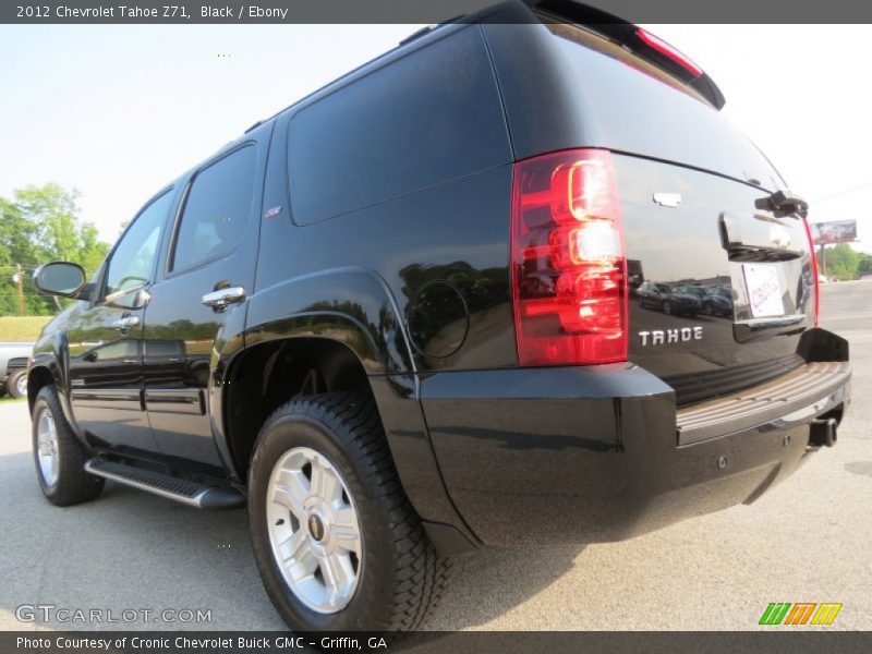 Black / Ebony 2012 Chevrolet Tahoe Z71