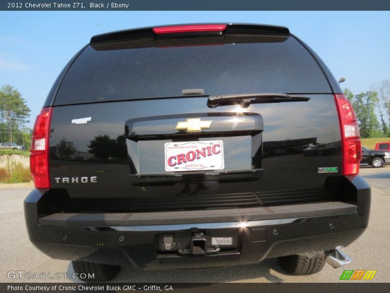Black / Ebony 2012 Chevrolet Tahoe Z71