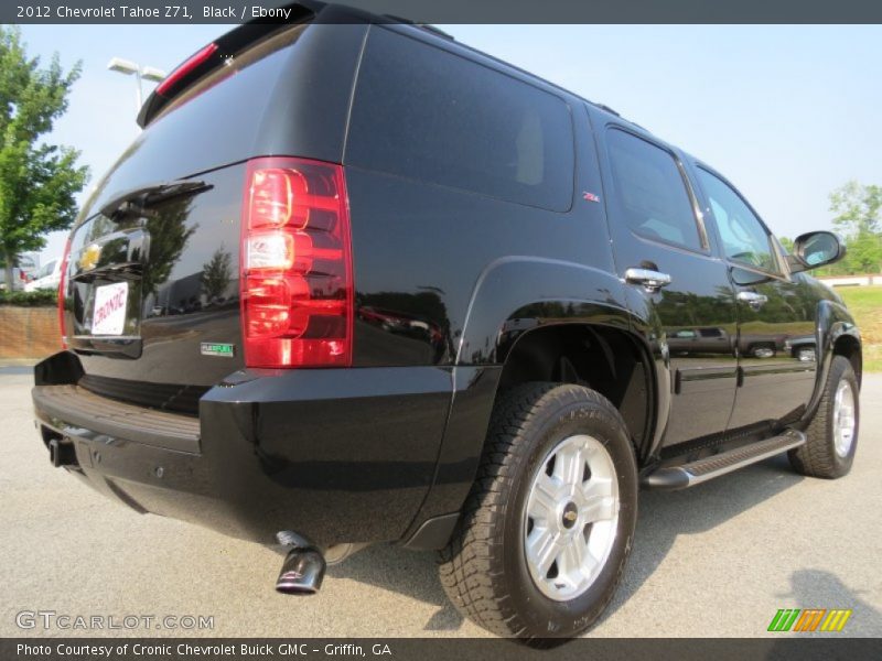 Black / Ebony 2012 Chevrolet Tahoe Z71