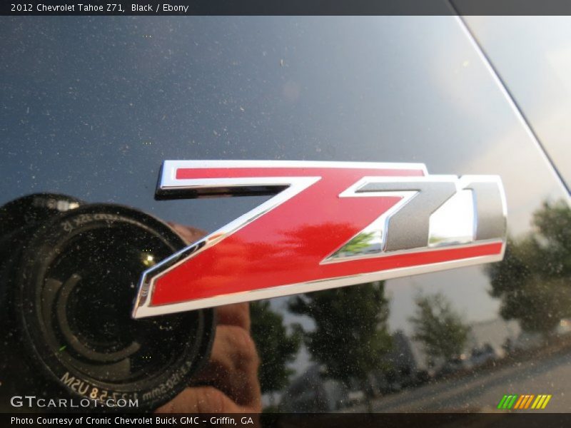 Black / Ebony 2012 Chevrolet Tahoe Z71