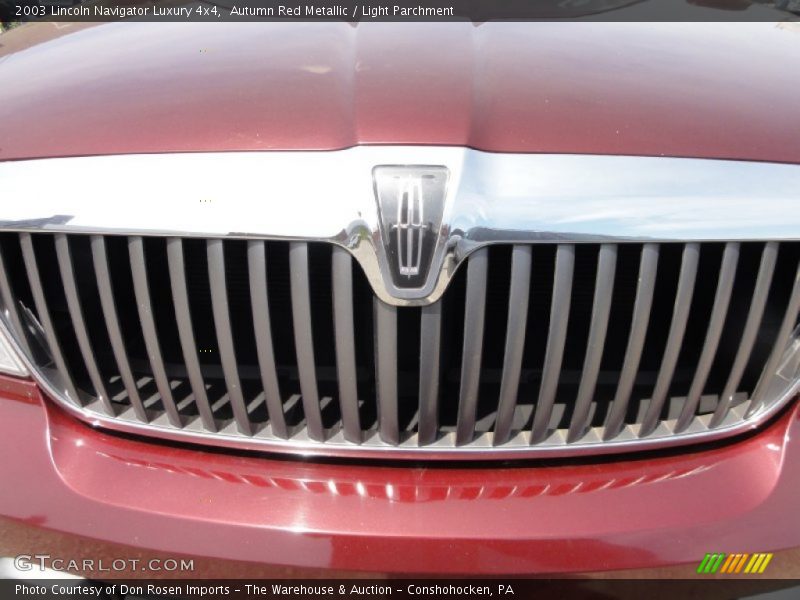 Autumn Red Metallic / Light Parchment 2003 Lincoln Navigator Luxury 4x4